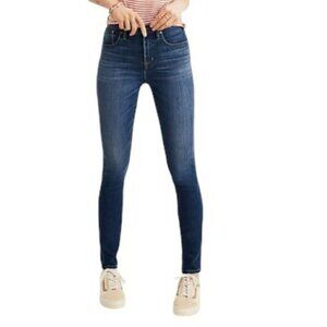 Madewell 10" High-Rise Skinny Jeans in Danny Wash: TENCEL Denim Edition sz 24